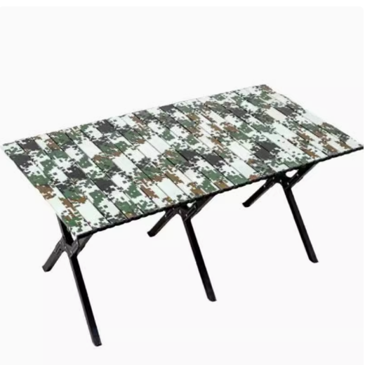 Camouflage Carbon Steel Folding Table