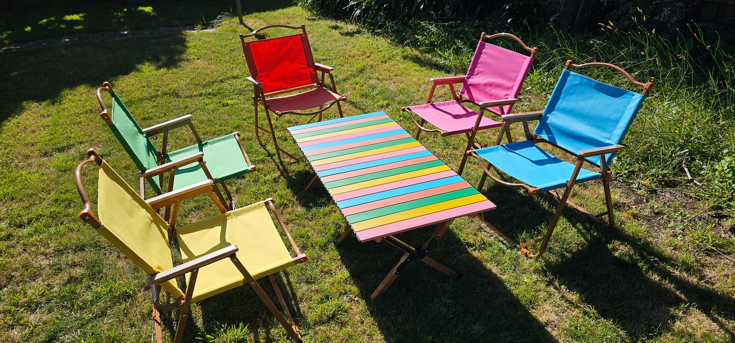 Vibrant Colorful table