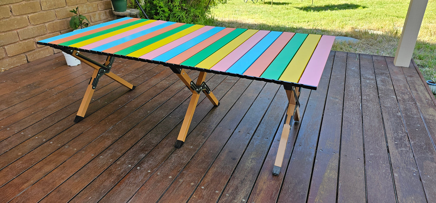 Vibrant Colorful table