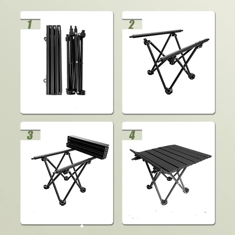 Compact Aluminum Folding Table