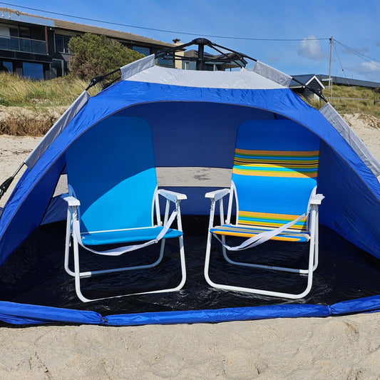 Instant Beach tent comble 1+2