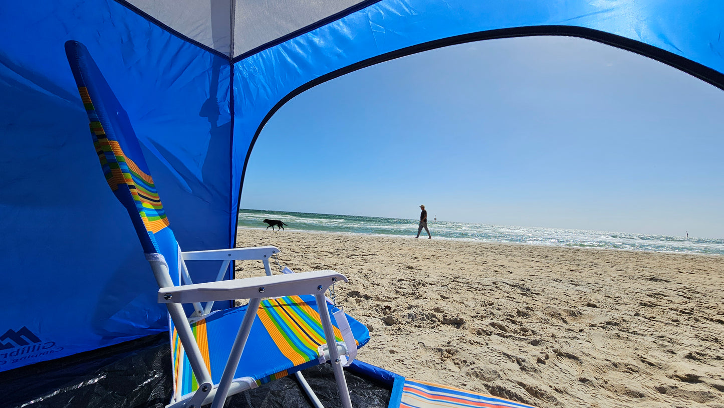 Instant Beach tent comble 1+2