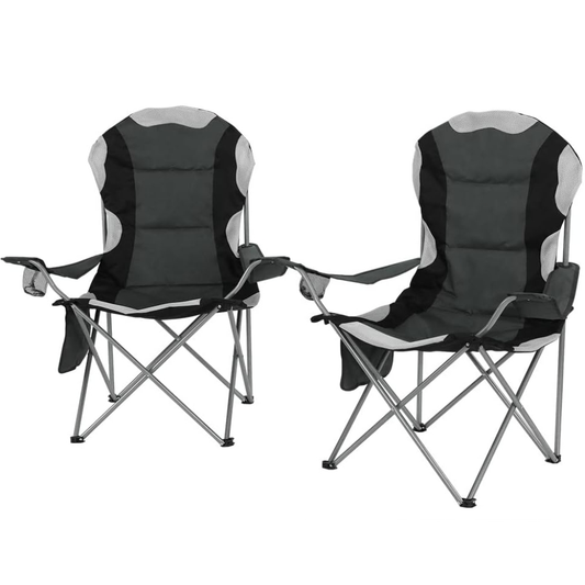 Set of 2 Comfort Camping Chairs