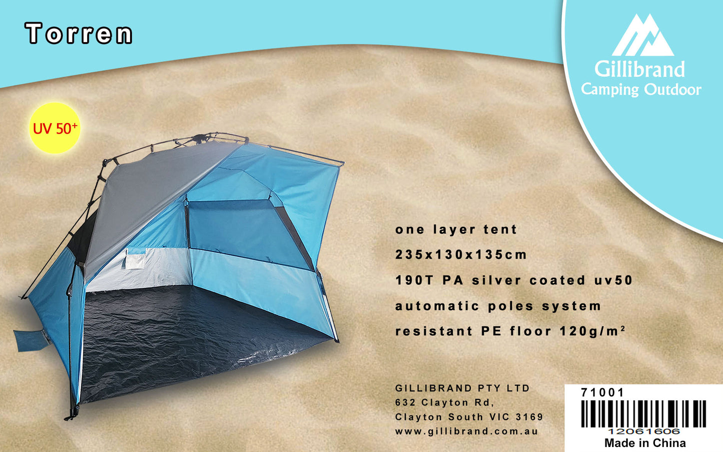 Torren 2 Persons Shelter-----Free delivery!