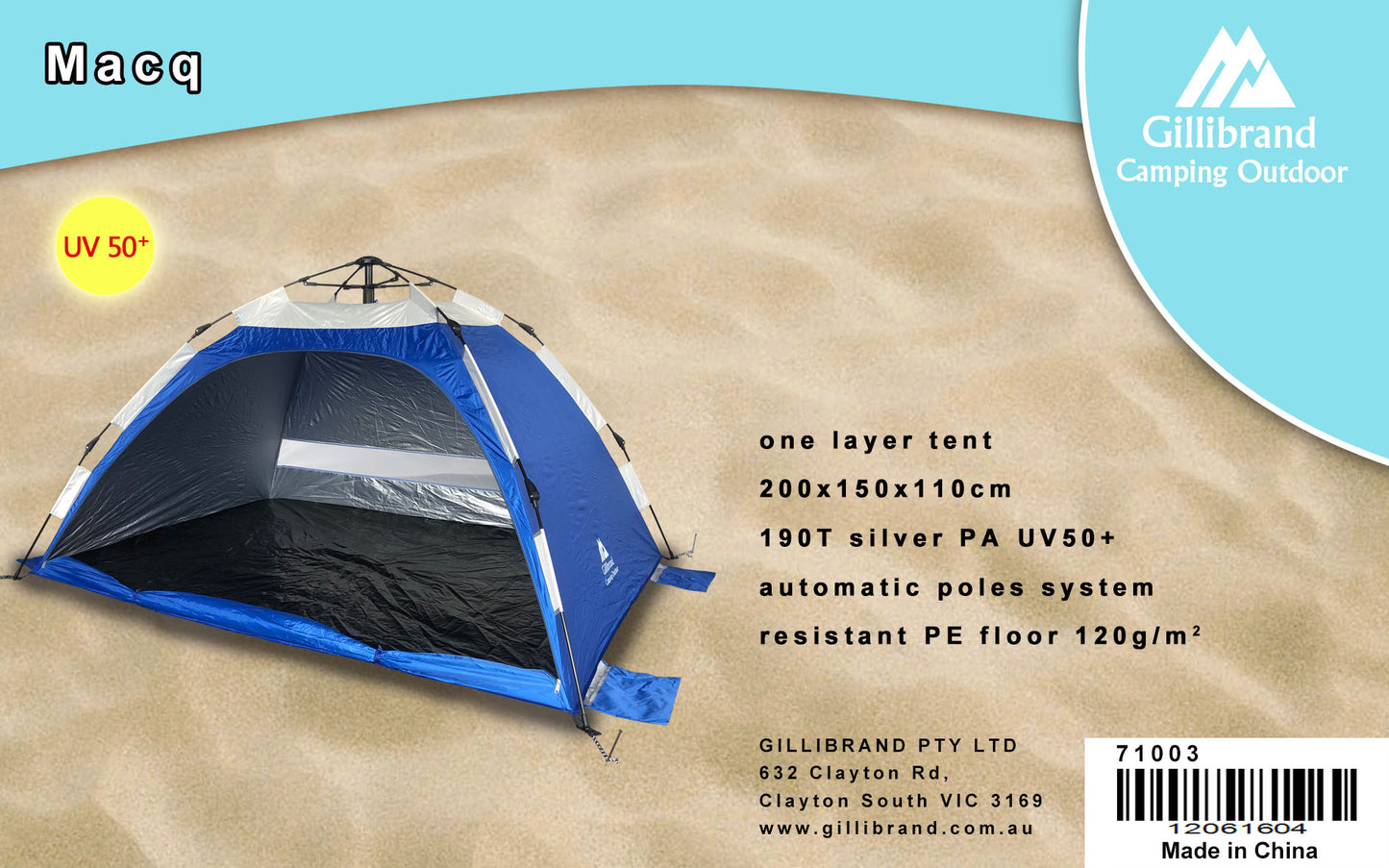 Macq 2 Persons Tent