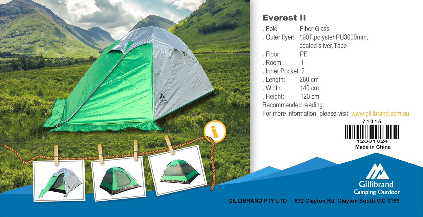 Everest II 1-2 Person Tent