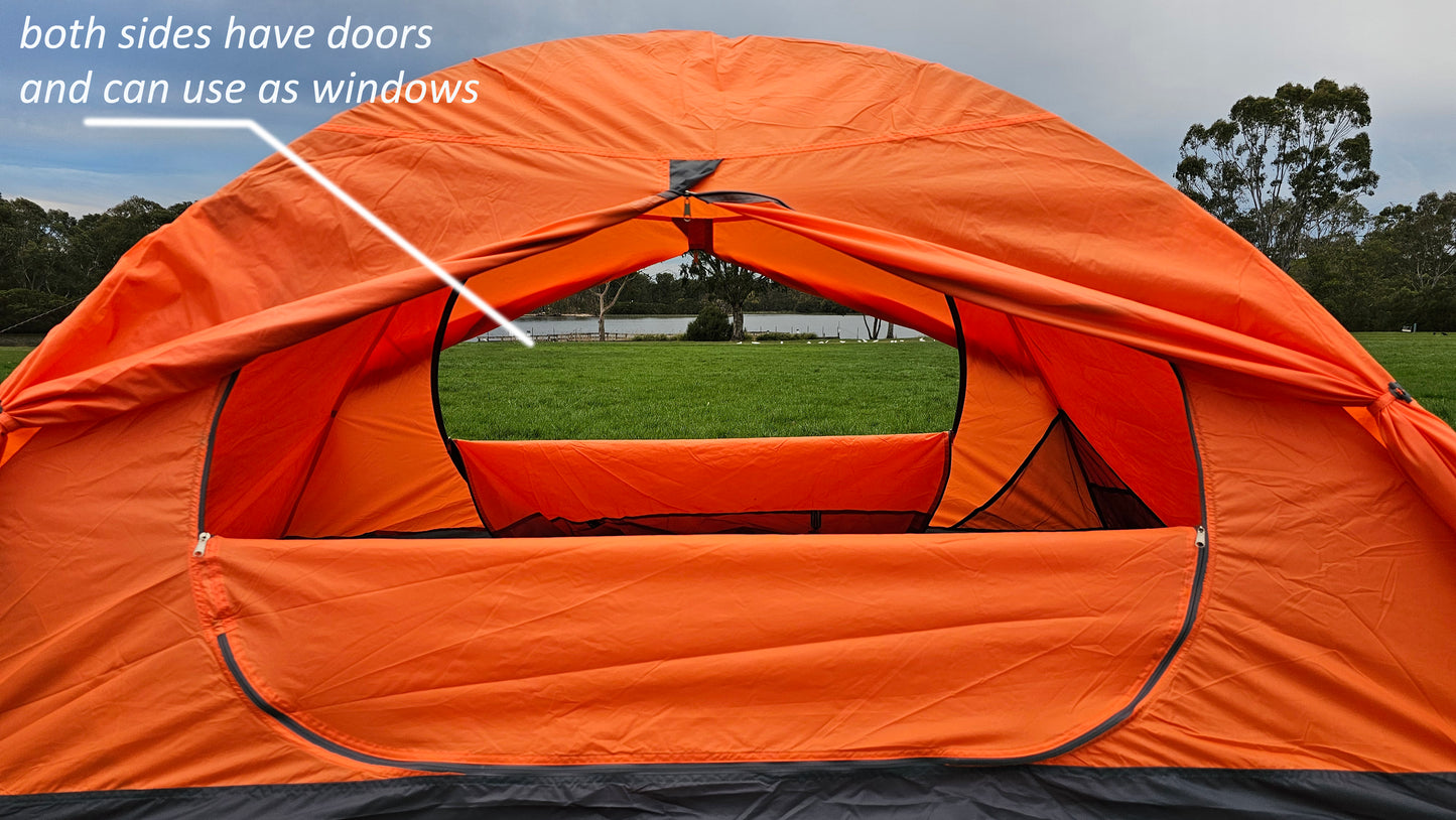 Moonta 1-2 Persons Tent (orange)